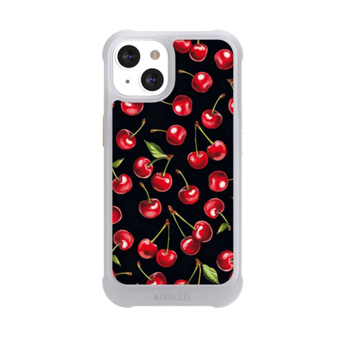 Apple iPhone 13 NIVOmax Motif de baies noir avec IA