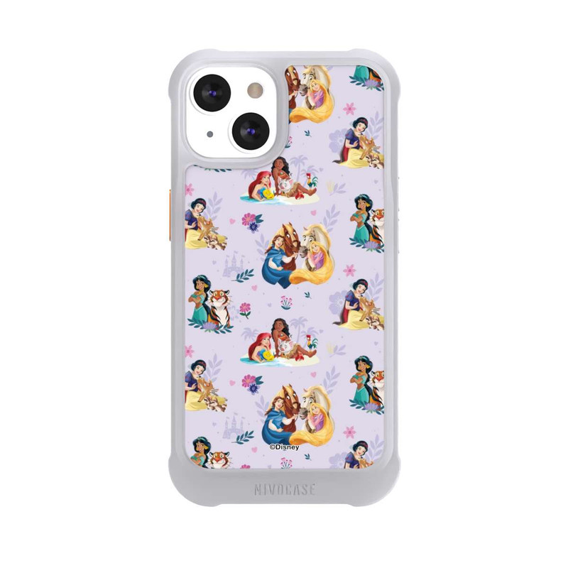 iPhone 13 NIVOmax Princess Floral Pattern Purple
