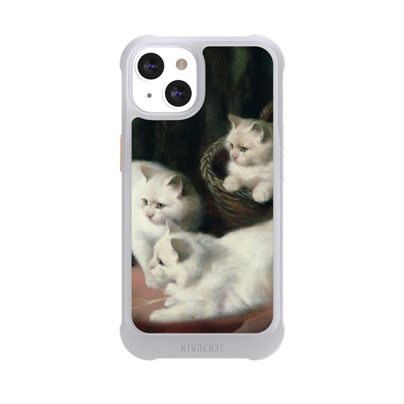iPhone 13 NIVOmax Three White Angora Kittens