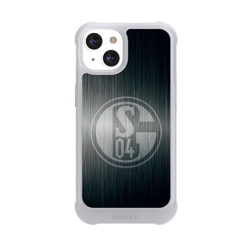 Apple iPhone 13 NIVOmax Schalke 04 Metall Look