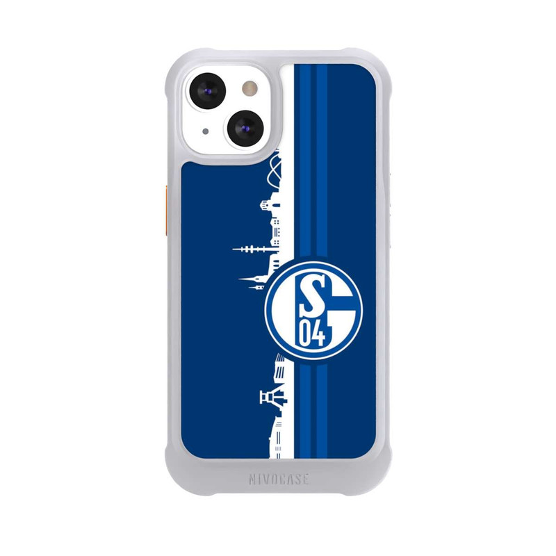 iPhone 13 NIVOmax Schalke 04 Skyline Blau