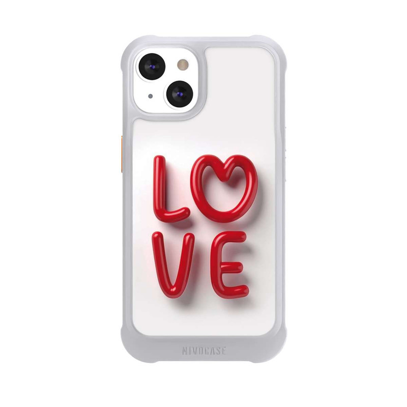iPhone 13 NIVOmax Love Statement Red with AI