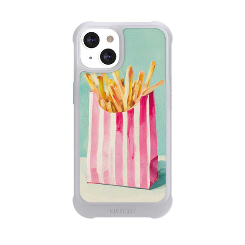 Apple iPhone 13 NIVOmax Retro Pommes Blau Watercolor