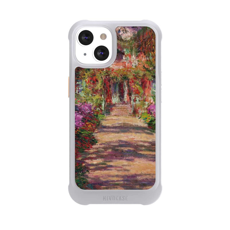 iPhone 13 NIVOmax Eine Allee in Monets Garten in Giverny by Claude Monet