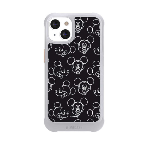 Apple iPhone 13 NIVOmax Disney Mickey Muster Schwarz