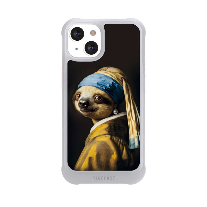 iPhone 13 NIVOmax Sloth with a Pearl Earring