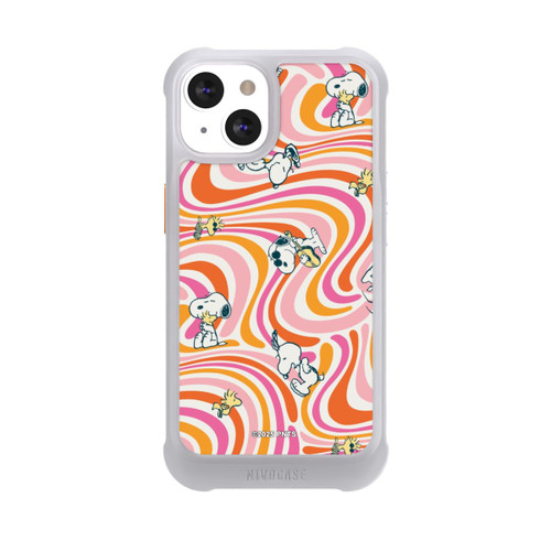 Apple iPhone 13 NIVOmax Peanuts Hippie Pattern Orange