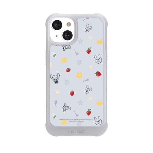 Apple iPhone 13 NIVOmax Winnie the Pooh and Friends Strawberry Pattern Blue