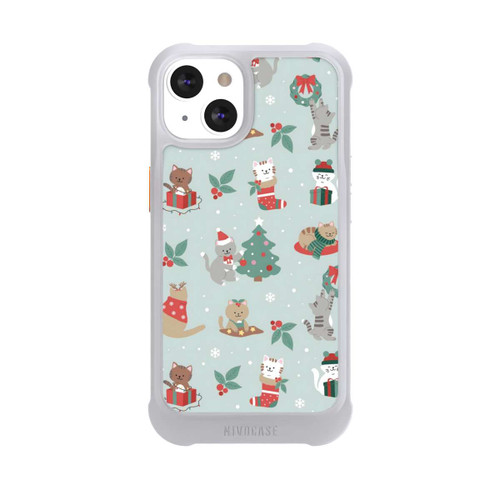 Apple iPhone 13 NIVOmax Chats Festifs dans un Payage d'Hivernal