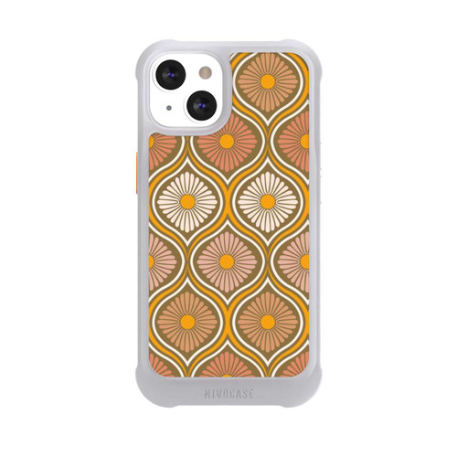 Apple iPhone 13 NIVOmax Groovy 70s Retro Mid-Century Daisy Flowers