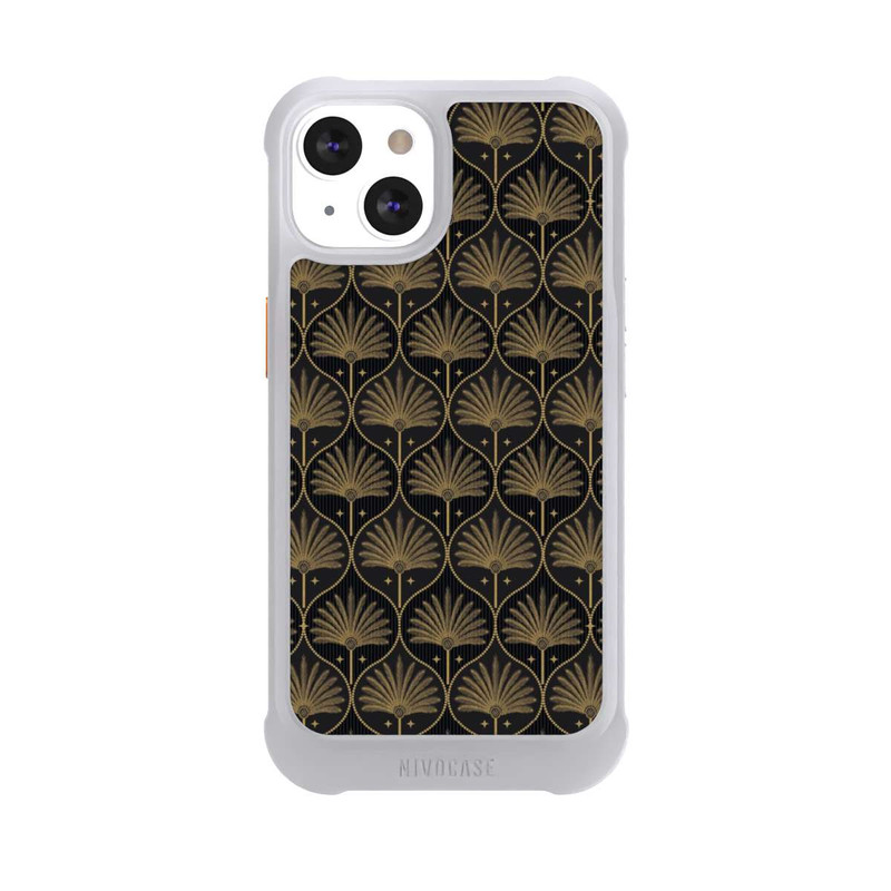 iPhone 13 NIVOmax Feuilles Art Déco
