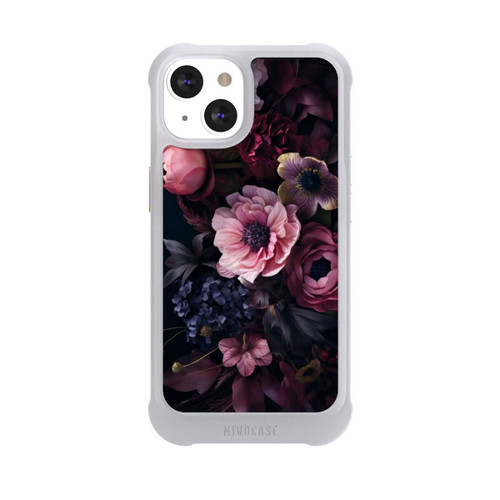 Apple iPhone 13 NIVOmax Rosa Blumenbild mit Pfingstrosen auf dunklem Hintergrund Mit KI