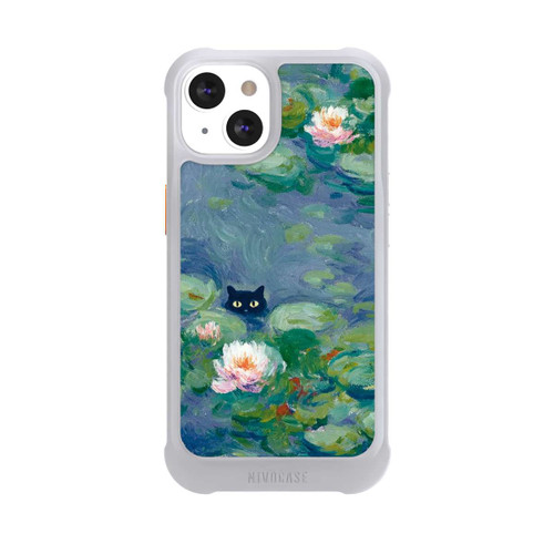Apple iPhone 13 NIVOmax Katze im Teich Gemälde Impressionismus
