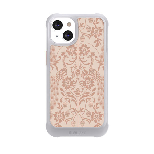 Apple iPhone 13 NIVOmax Vintage Peacock Garden Arts and Crafts Floral