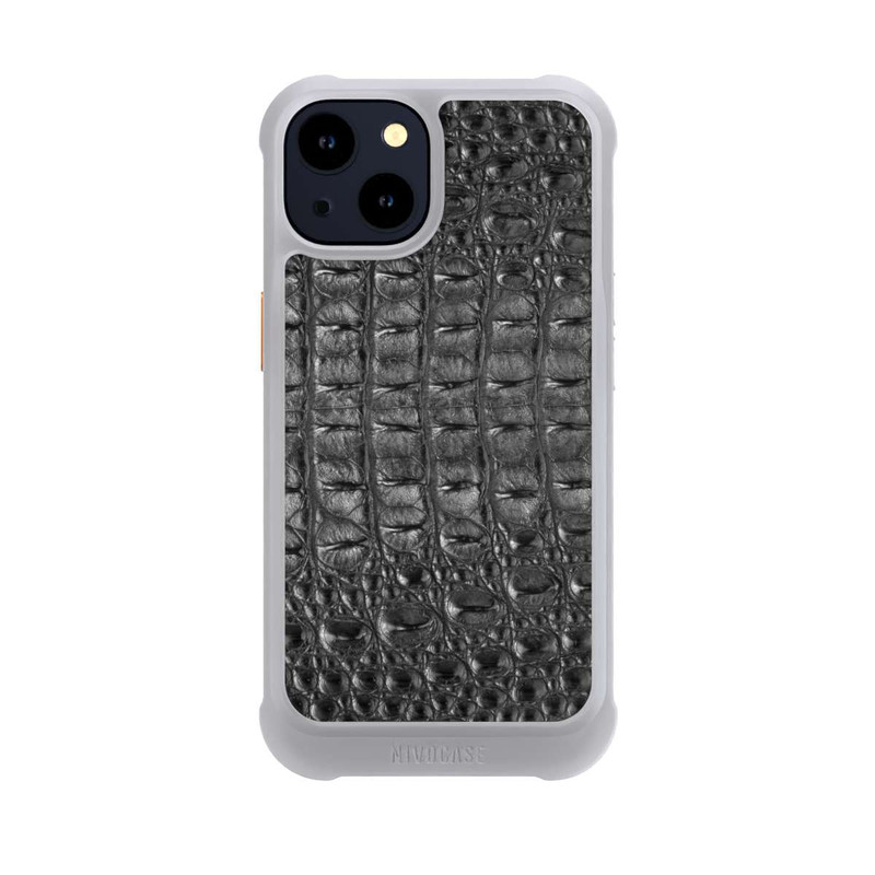 iPhone 14 NIVOmax Croco Noir