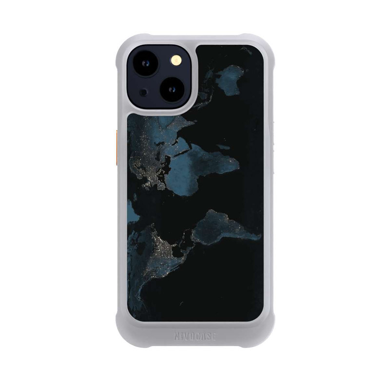 iPhone 14 NIVOmax Carte du Monde Nuit