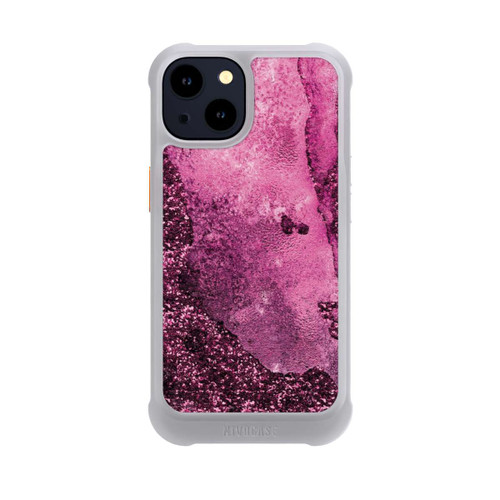 Apple iPhone 14 NIVOmax Pink Glitter Marble 2