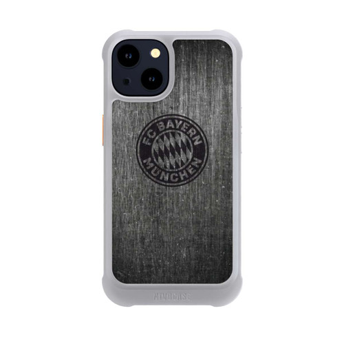 Apple iPhone 14 NIVOmax Metalllook FCB Logo einfarbig