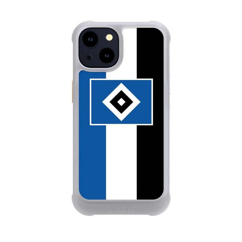 iPhone 14 NIVOmax HSV rayures - bleu-blanc-noir
