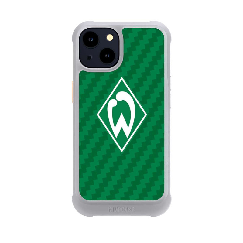 iPhone 14 NIVOmax Carbonlook - Werder Bremen
