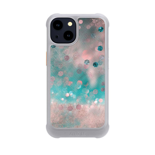 Apple iPhone 14 NIVOmax Turquoise Glamour Glitter Look