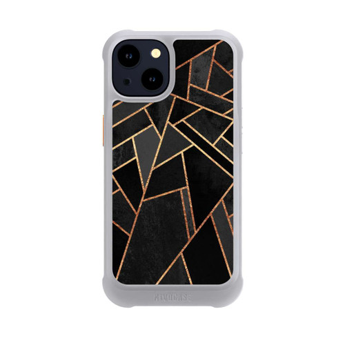 Apple iPhone 14 NIVOmax Schwarze Nacht Gold Druck