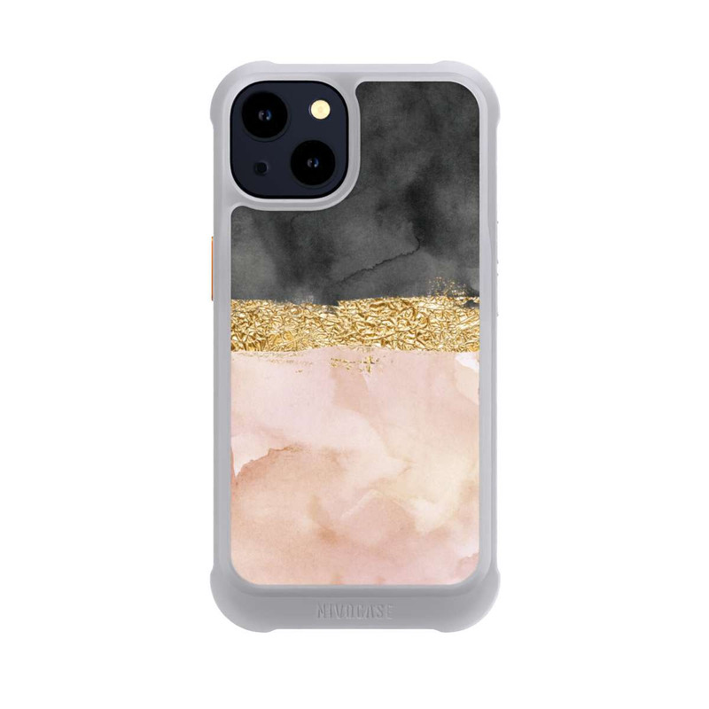 iPhone 14 NIVOmax Goldener Linien Look