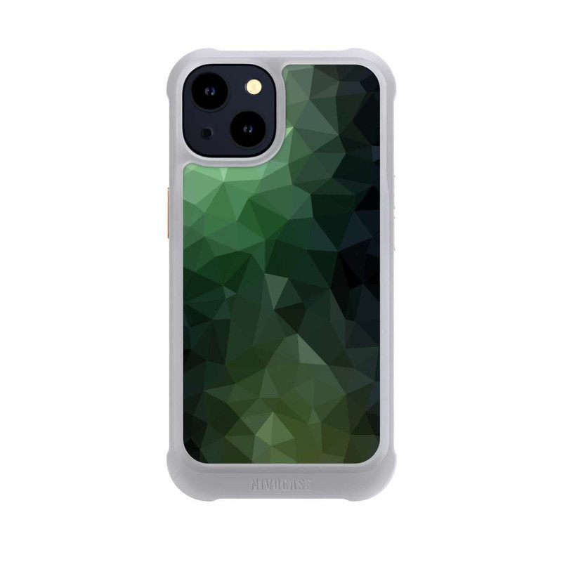 iPhone 14 NIVOmax Polygonal Mosaic Green