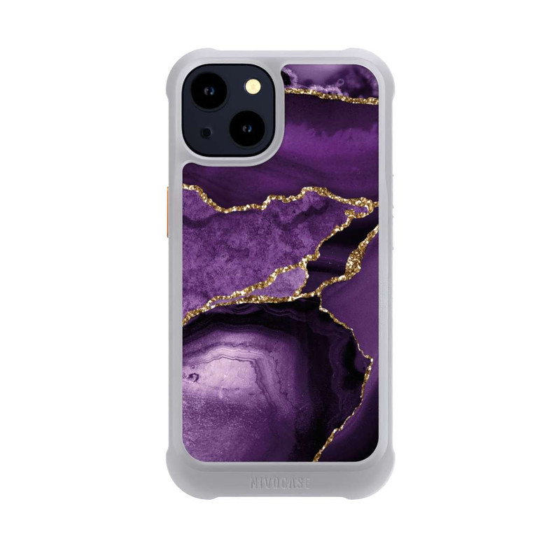 iPhone 14 NIVOmax Lila Marmor Landschaft
