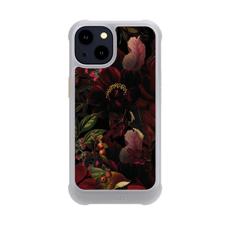 iPhone 14 NIVOmax Dunkle Rote Vintage Barock Rosen
