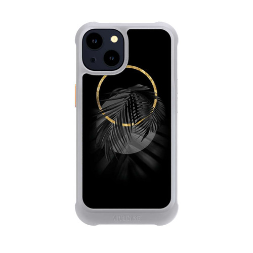 Apple iPhone 14 NIVOmax Black Tropical Leaf