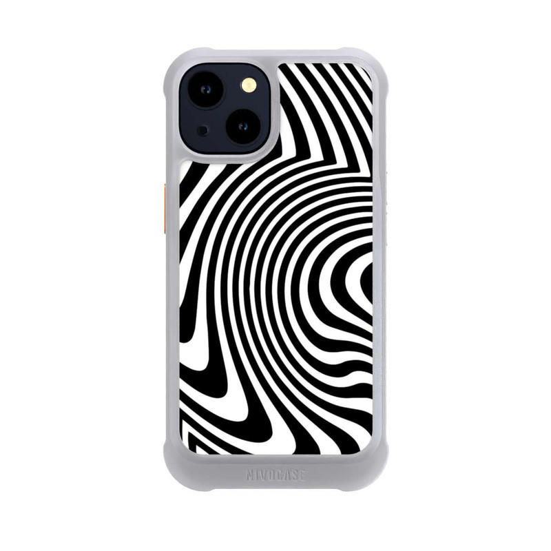 iPhone 14 NIVOmax Vagues noires et blanches