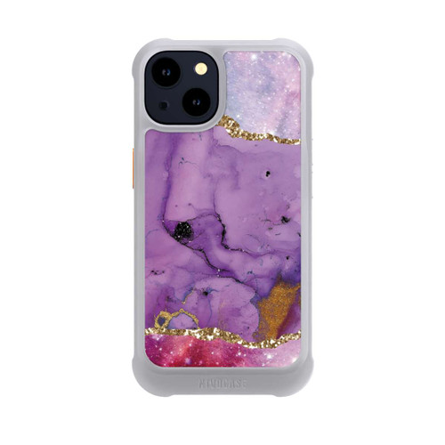 Apple iPhone 14 NIVOmax Purple Galaxy Glamour Marble