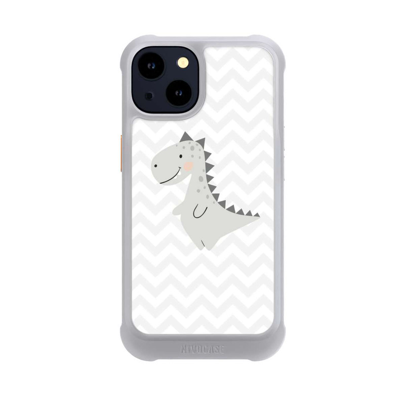 iPhone 14 NIVOmax Grauer Dino
