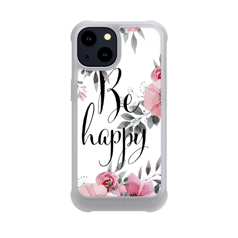 iPhone 14 NIVOmax Be Happy Blumen