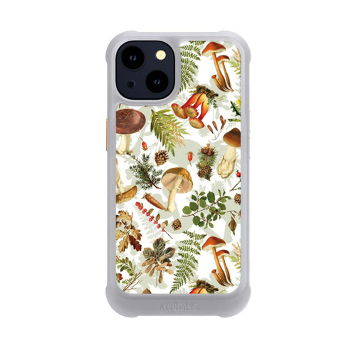 Apple iPhone 14 NIVOmax Pilzmuster Weiß