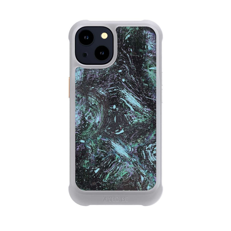 iPhone 14 NIVOmax Abstract Dripping Dust Purple