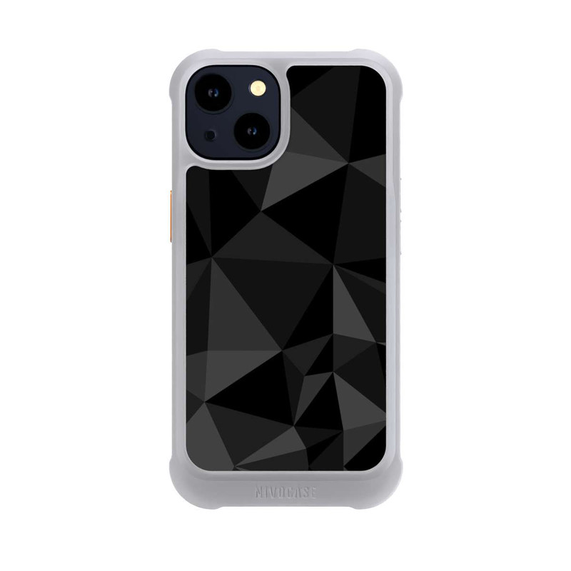 iPhone 14 NIVOmax Motif Polygone Noir