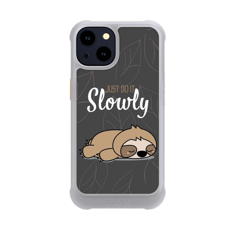 iPhone 14 NIVOmax Just Do It Slowly Sloth Grey