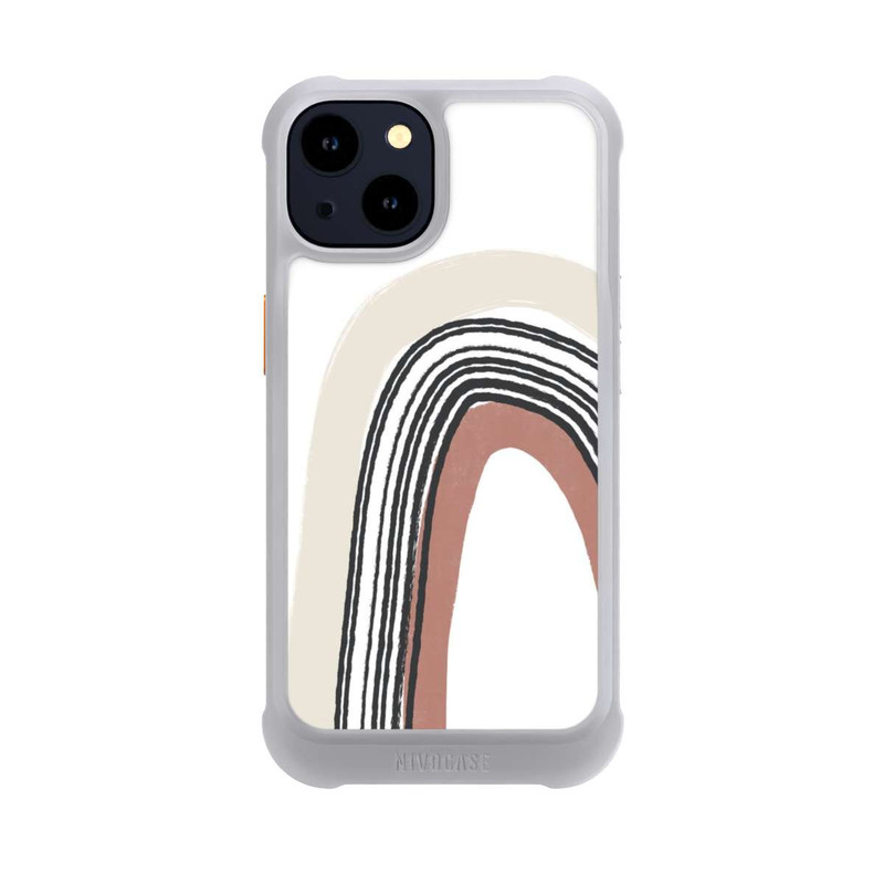 iPhone 14 NIVOmax Texturierter Regenbogen