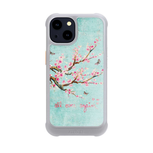 Apple iPhone 14 NIVOmax Cherry Blossom Tree Pattern Blue
