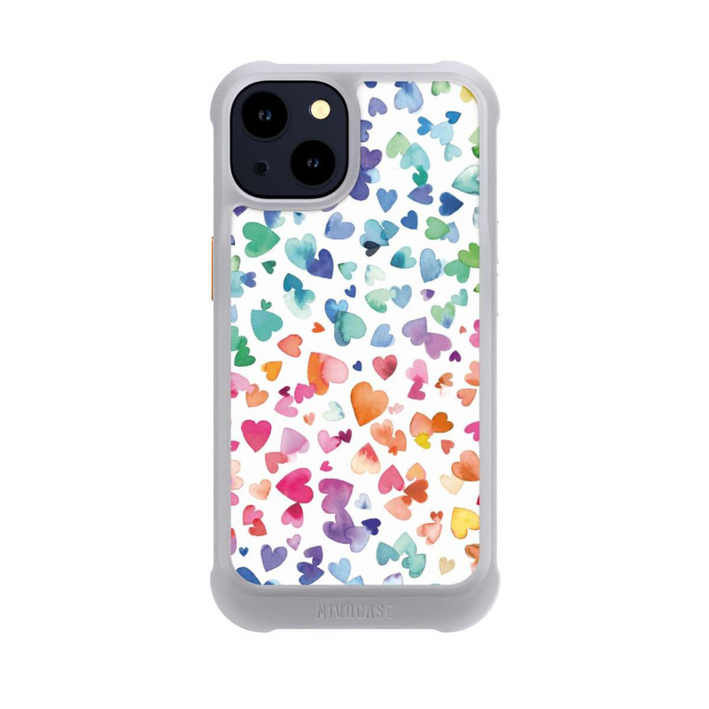 iPhone 14 NIVOmax Watercolor Love Hearts
