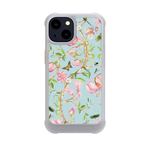Apple iPhone 14 NIVOmax Vintage Botanic Flowers Blue