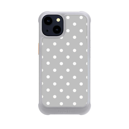 Apple iPhone 14 NIVOmax Polka Dots Grau