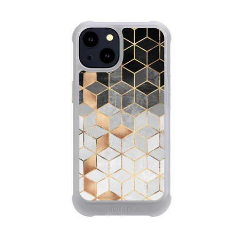 Apple iPhone 14 NIVOmax Würfel dunkel und gold