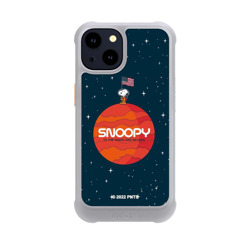 iPhone 14 NIVOmax Snoopy Weltraumreisender Orange