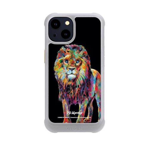 Apple iPhone 14 NIVOmax Löwe Bunte Kunst von P.D. Moreno