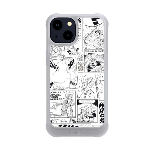 Apple iPhone 14 NIVOmax Asterix Comic Schwarz und Weiß