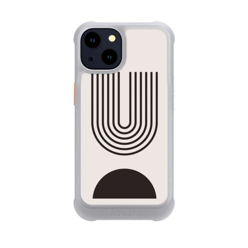 Apple iPhone 14 NIVOmax Moderne Kunst Schwarze Linien