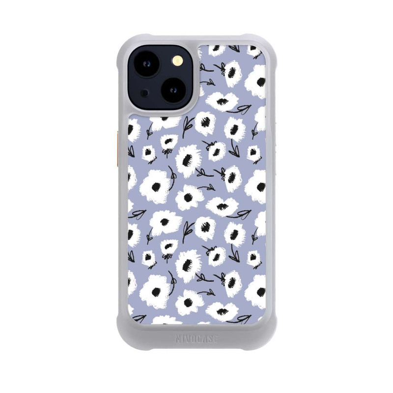 iPhone 14 NIVOmax Pattern Fleurs Lilas